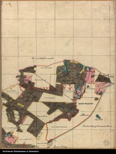 Górna (folwark), Kolonia Rogóźno, Kunki, Łasochy, Łosiniec, Maziły, Pasieki (folwark i wieś), Podlesina, Rogóźno (folwark i wieś), Sabaudia (cegielnia i wieś), Szarowola, Świdy (folwark), Tomaszów, Ulów (folwark i wieś), Wieprzowe (folwark i wieś), Wólka Łosiniecka, Zawadki