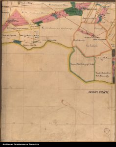 Biszcza (folwark i wieś), Bukowina, Dąbrówka, Jedlinki, Kamionka Księżpolska (folwark), Księżpol (folwark), Luchów (dobra donacyjne), Płusy (folwark i wieś), Potok Główny (folwark), Potok Górny, Potok Nowy (folwark), Przymiarki, Tarnogród, Wola Kulońska, Wola Różaniecka, Zagródki,